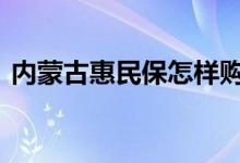 内蒙古惠民保怎样购买 内蒙古惠民保保什么