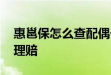 惠邕保怎么查配偶子女投保情况 惠邕保怎么理赔