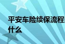 平安车险续保流程图解 平安车险续保流程是什么