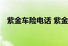 紫金车险电话 紫金保险车险查询在哪里查