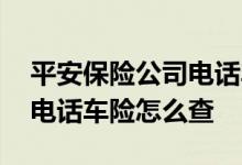 平安保险公司电话车险怎么样 平安保险公司电话车险怎么查