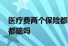 医疗费两个保险都赔吗 两份医疗保险住院能都赔吗