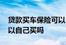 贷款买车保险可以自己买么 贷款买车保险可以自己买吗