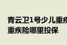 青云卫1号少儿重疾险哪里买 青云卫1号少儿重疾险哪里投保