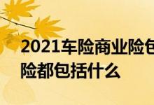 2021车险商业险包括哪些 2021年车辆商业险都包括什么