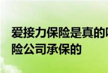 爱接力保险是真的吗 爱接力 诚惠保是什么保险公司承保的