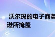  沃尔玛的电子商务业务在很大程度上被亚马逊所掩盖 