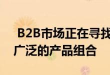  B2B市场正在寻找更好的电子商务工具和更广泛的产品组合 