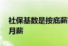 社保基数是按底薪算吗 社保基数是年薪还是月薪