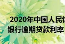  2020年中国人民银行贷款利率 2020年人民银行逾期贷款利率 