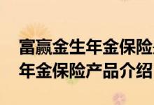 富赢金生年金保险是哪家保险公司 富赢金生年金保险产品介绍