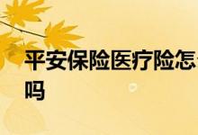 平安保险医疗险怎么报 平安寿险可以报医疗吗